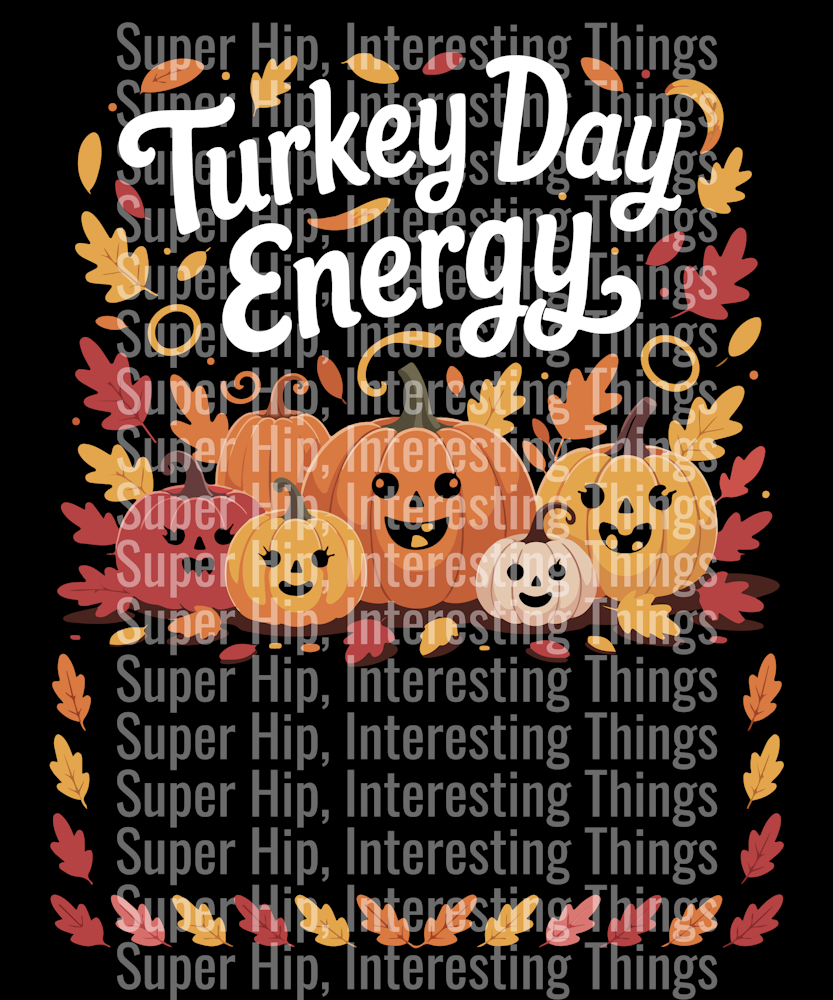 Turkey Day Energy Thanksgiving T-Shirt