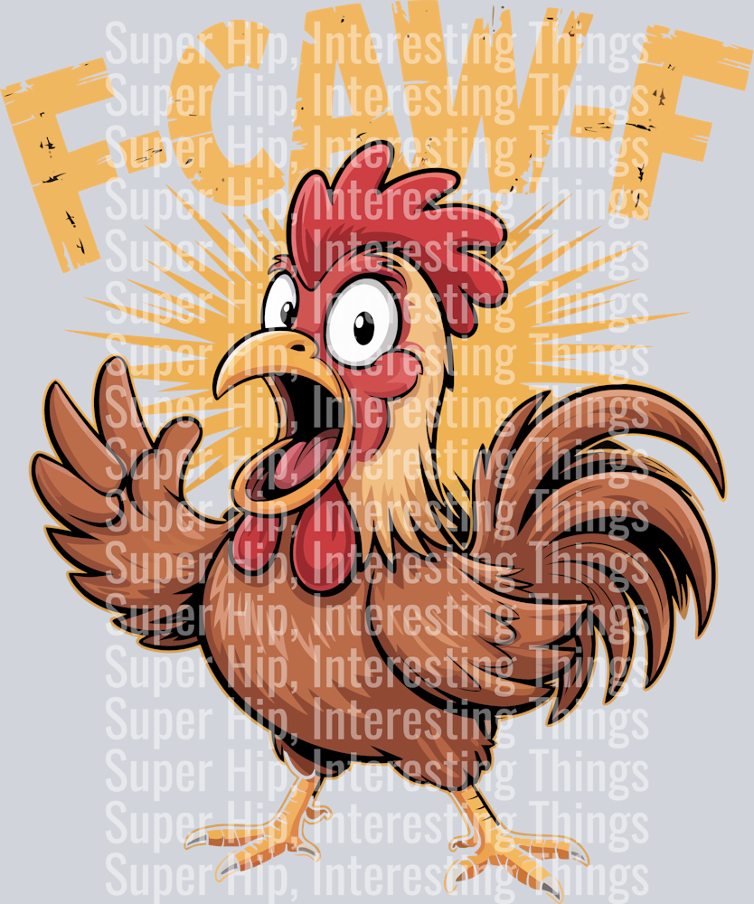F-Caw-F Funny Humor T-Shirt Design (24)