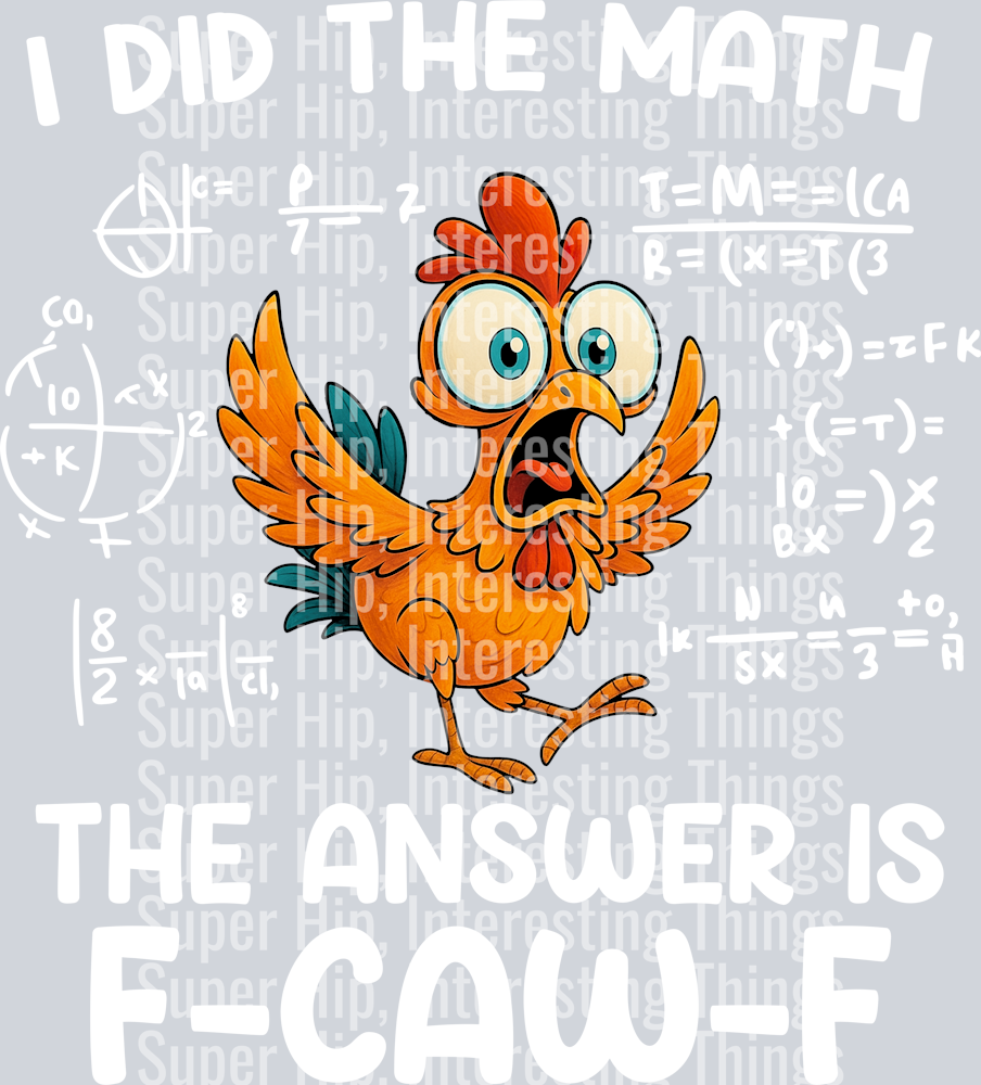 OR 18092025 VTN F-CAW-F Funny Chicken Math Teacher 1