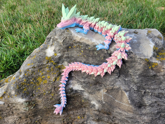 3D Printed Crystal Dragons