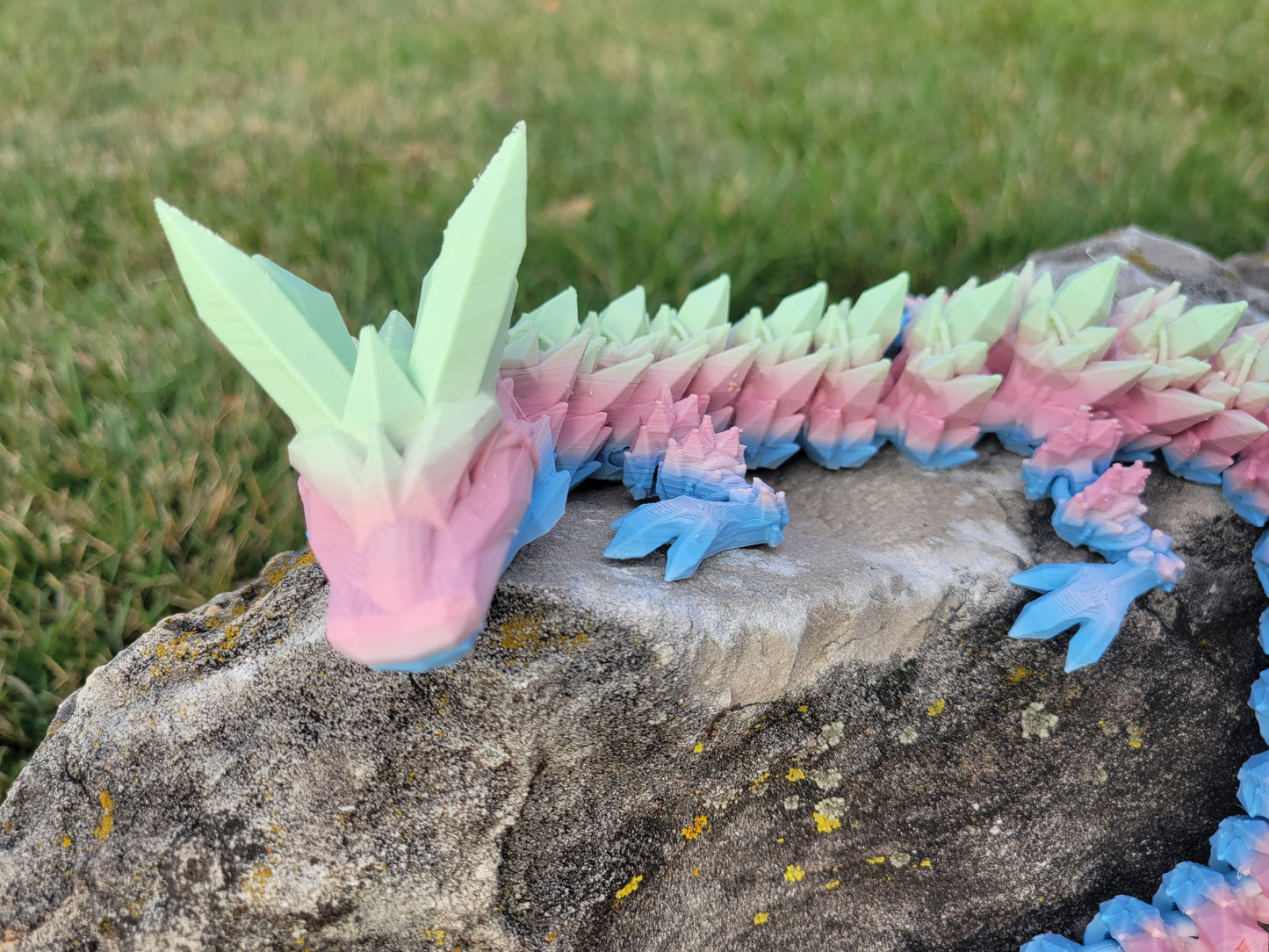 3D Printed Crystal Dragons