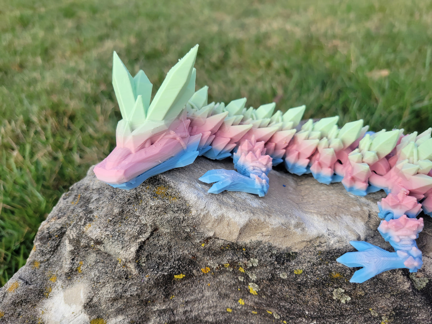 3D Printed Crystal Dragons