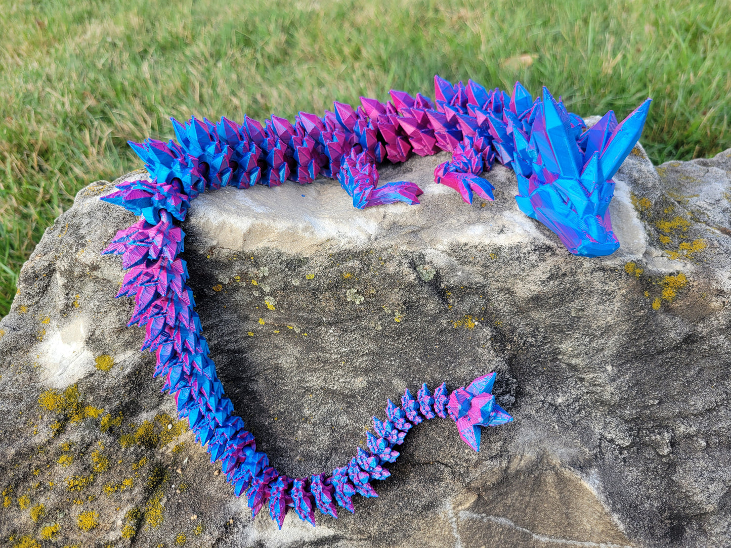 3D Printed Crystal Dragons