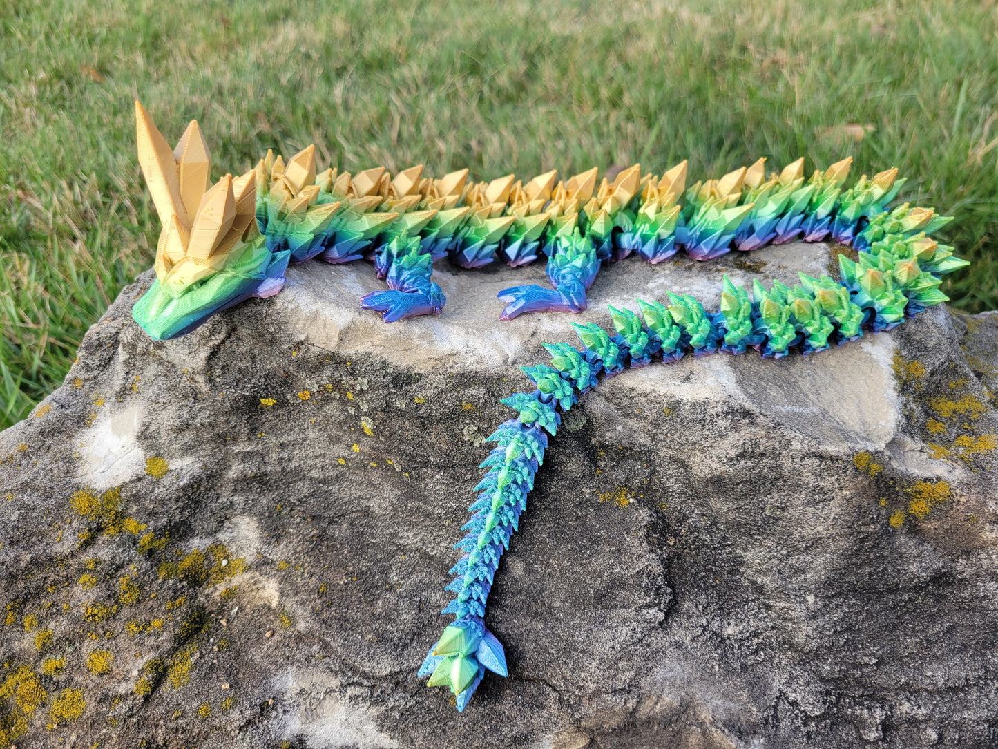 3D Printed Crystal Dragons