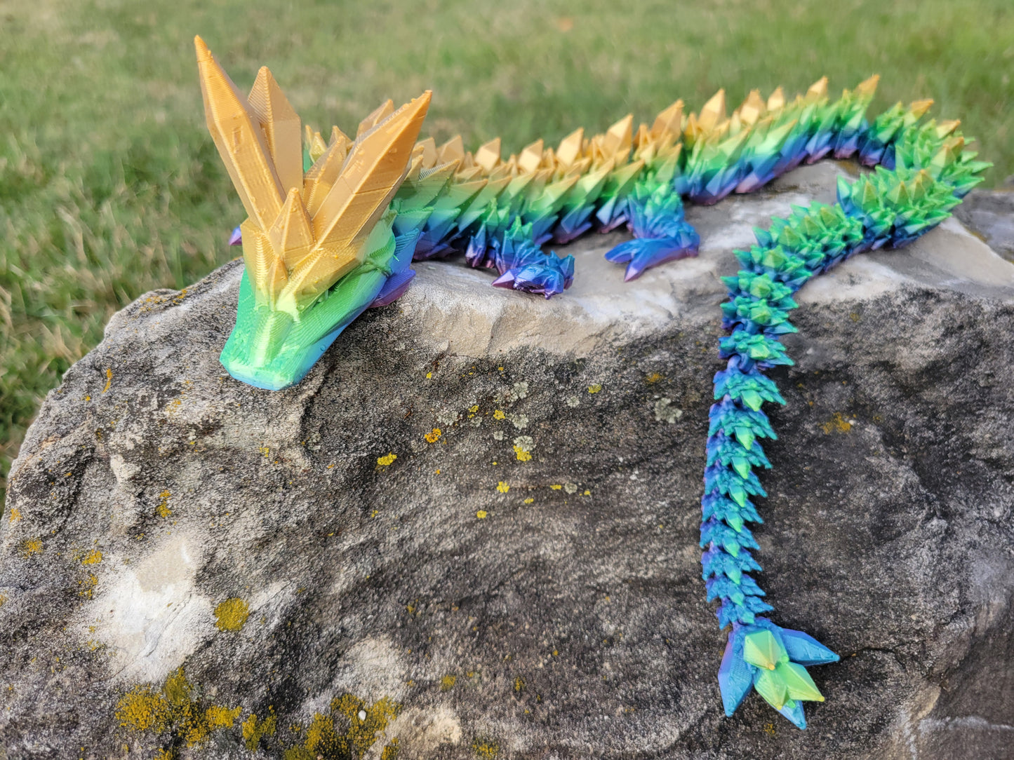 3D Printed Crystal Dragons