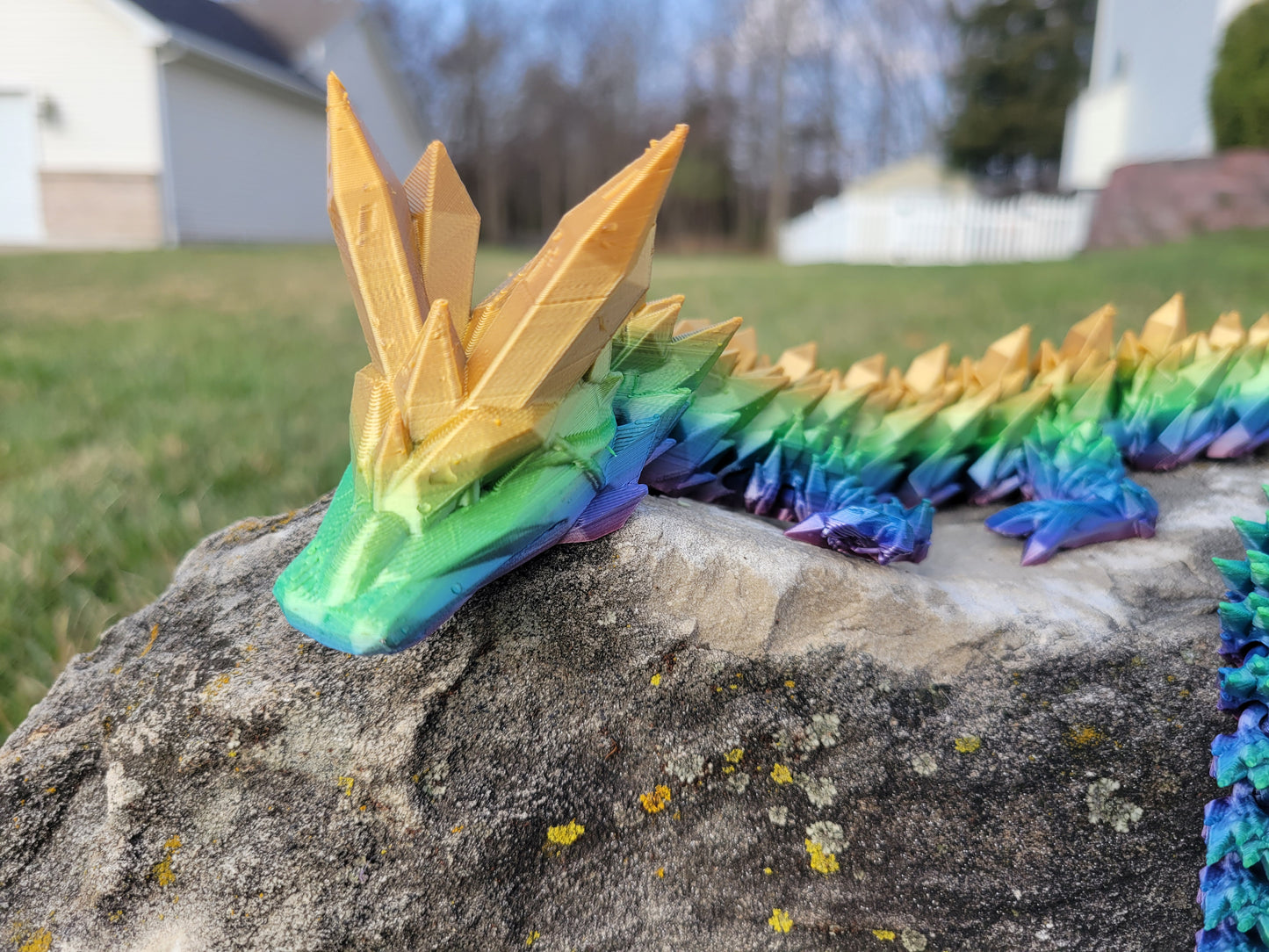 3D Printed Crystal Dragons