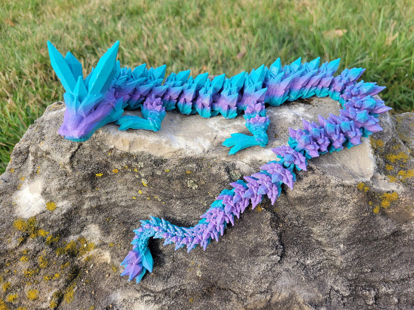 3D Printed Crystal Dragons