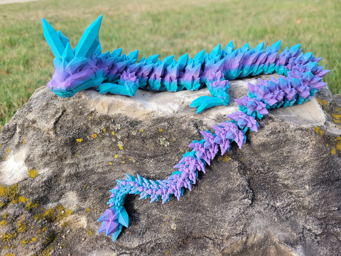 3D Printed Crystal Dragons