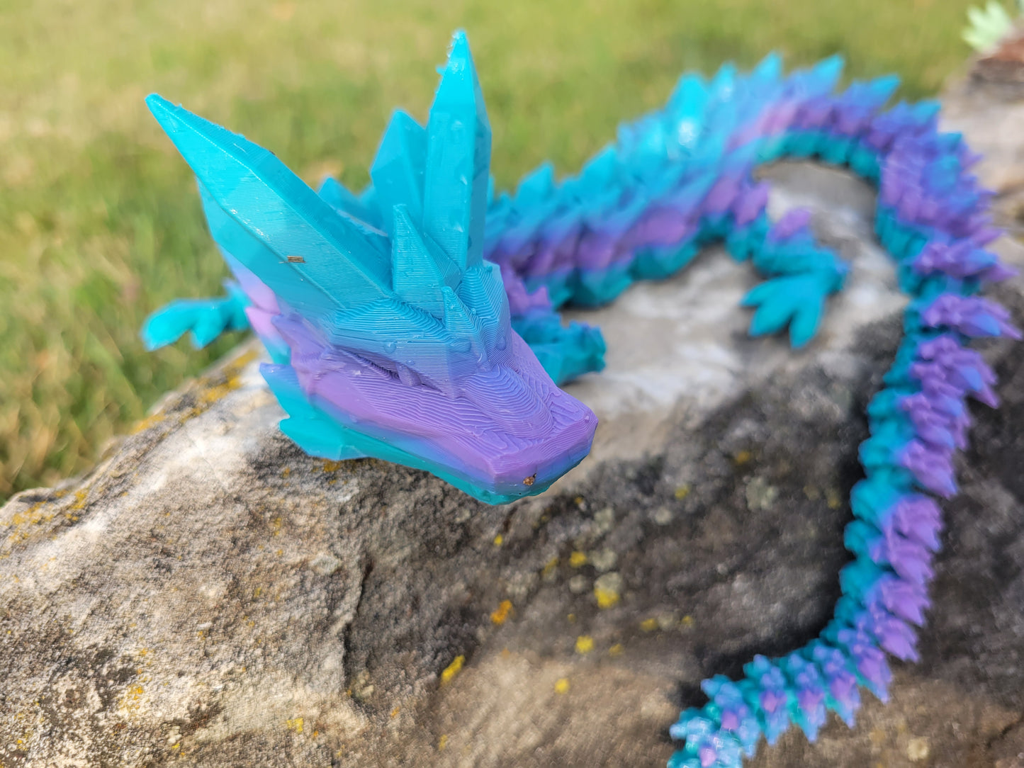 3D Printed Crystal Dragons