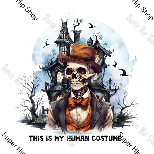 My Human Costume, Halloween, Skeleton