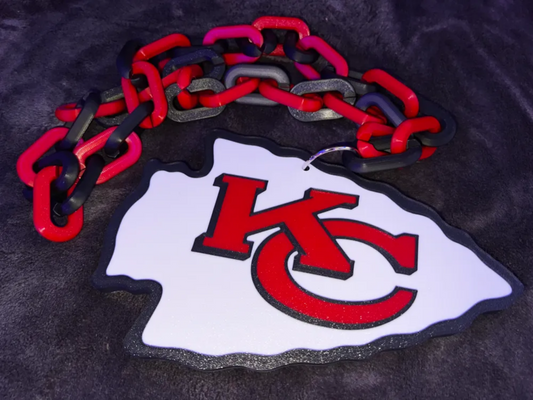 Kansas City Chiefs Big Chain Charm