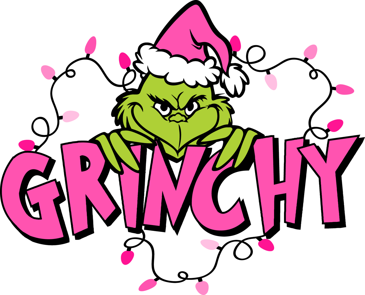 Feeling Extra Grinchy Today Pink w/ Pocket Image