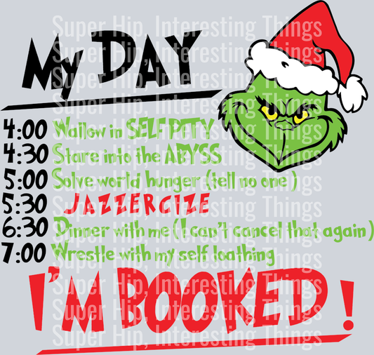 Grinch Schedule Red