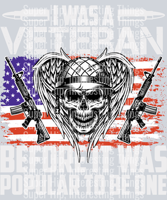 I was a veteran before it was popular to be one