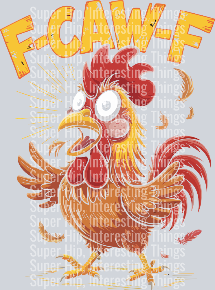 F-Caw-F Funny Humor T-Shirt Design (27)