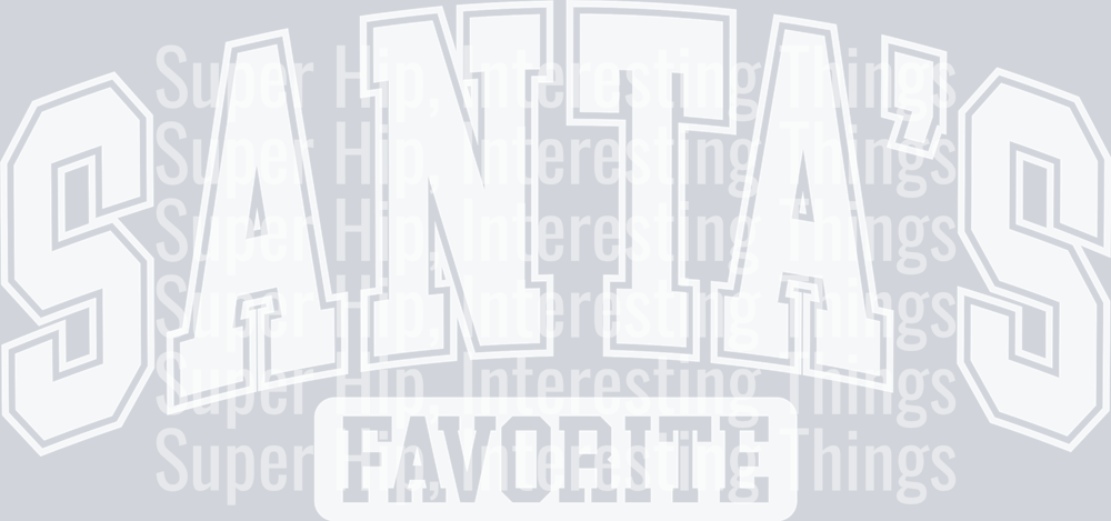 Santas Favorite - White