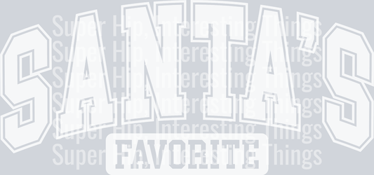 Santas Favorite - White
