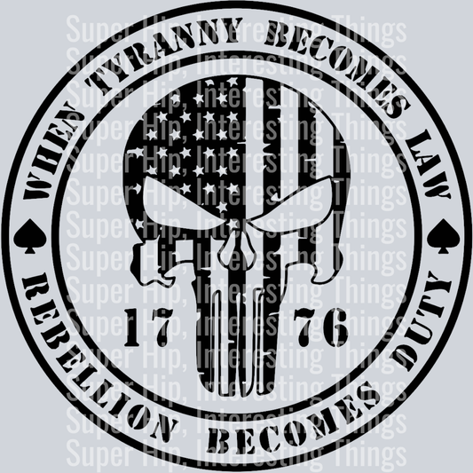 Destroy Tyranny Circle Spade