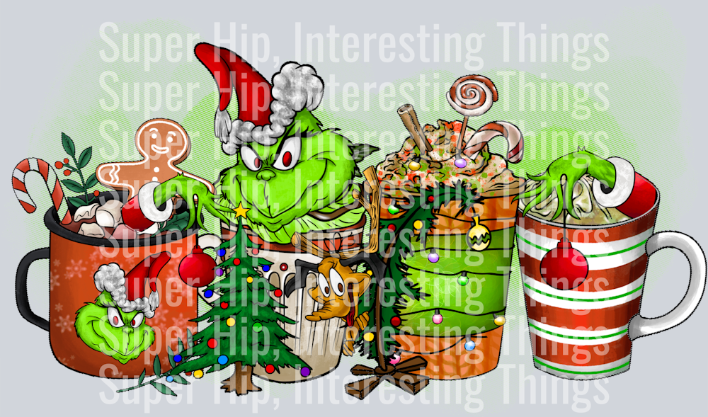 Grinch Coffee Rastered