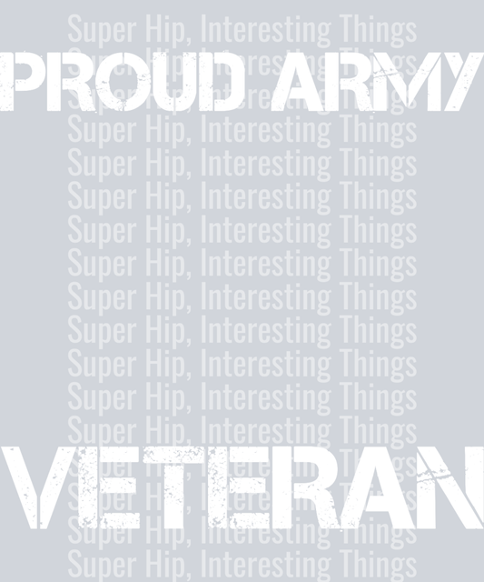 Proud army veteran