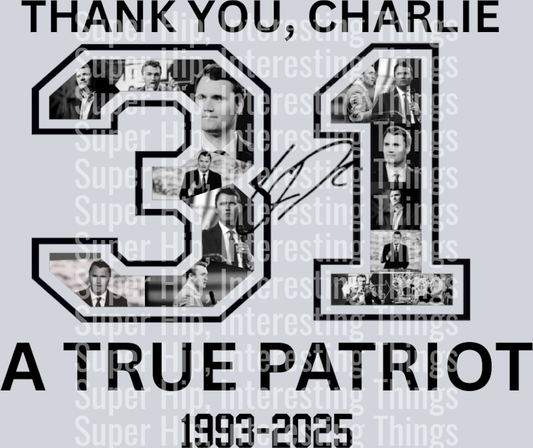 Thank you Charlie 31