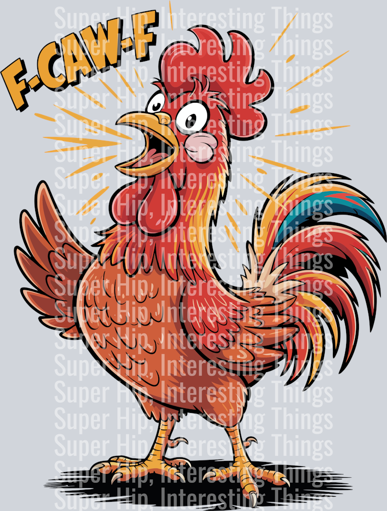 F-Caw-F Funny Humor T-Shirt Design (22)